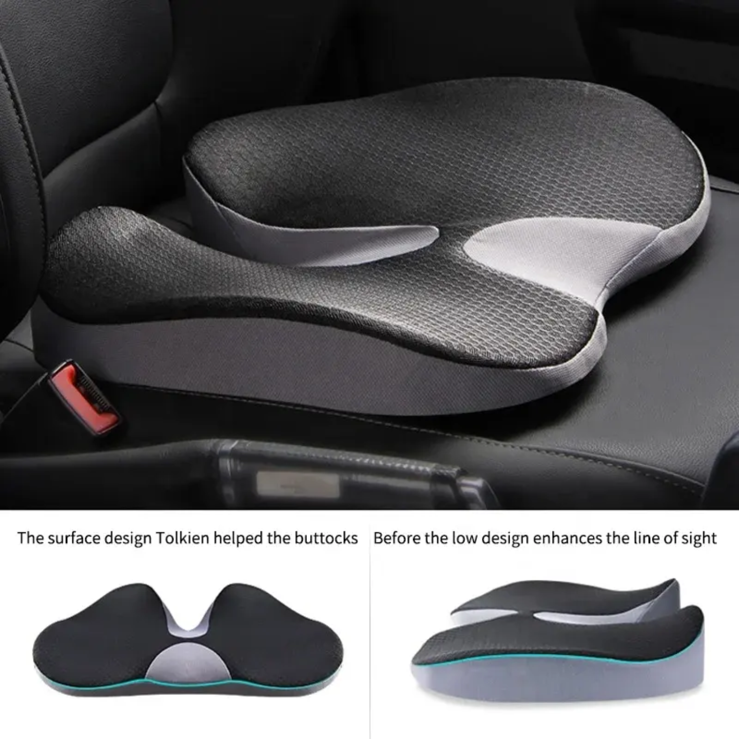 Car Seat Cushion is Placed at Car Seat.