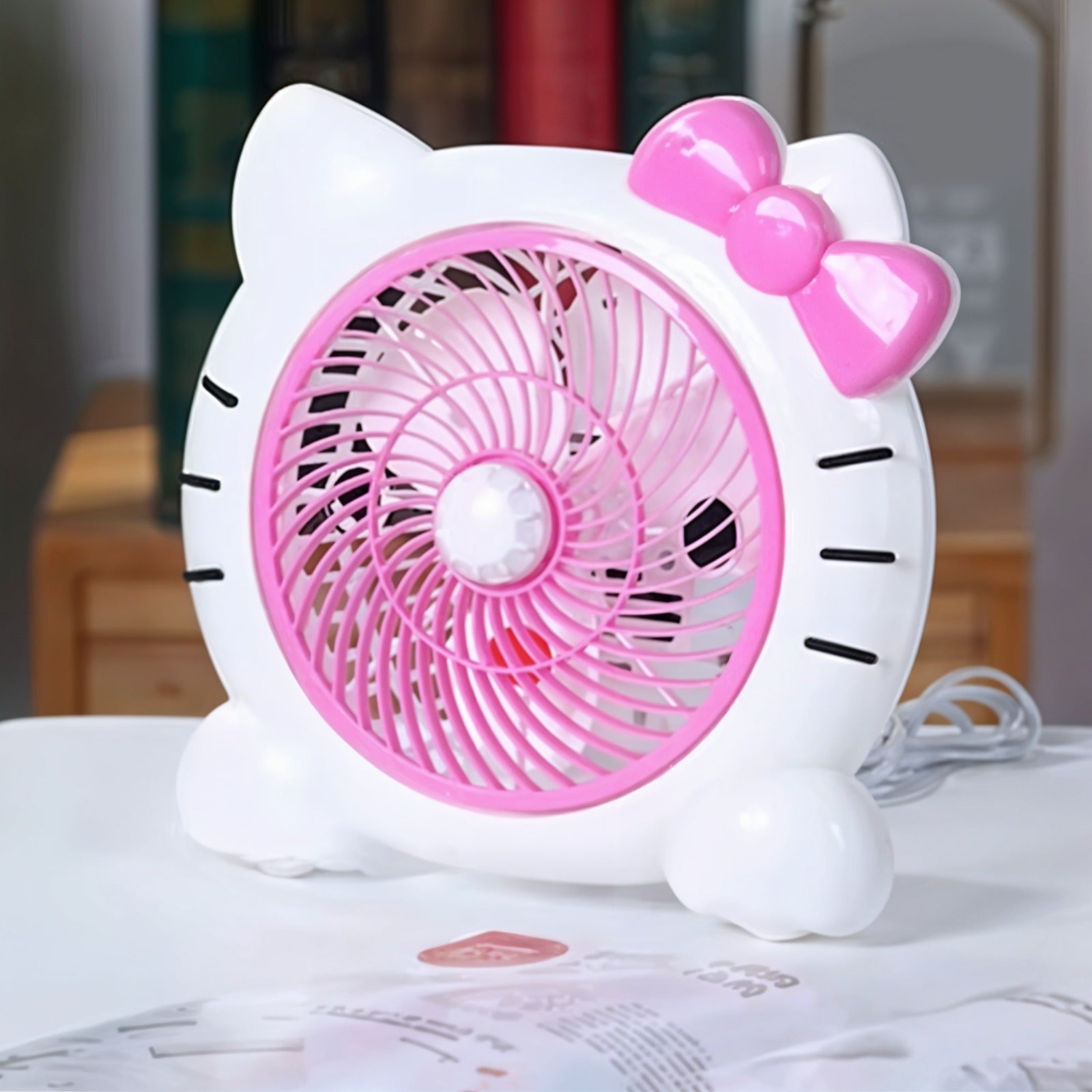 Cartoon Mini Desk Personal Fan.