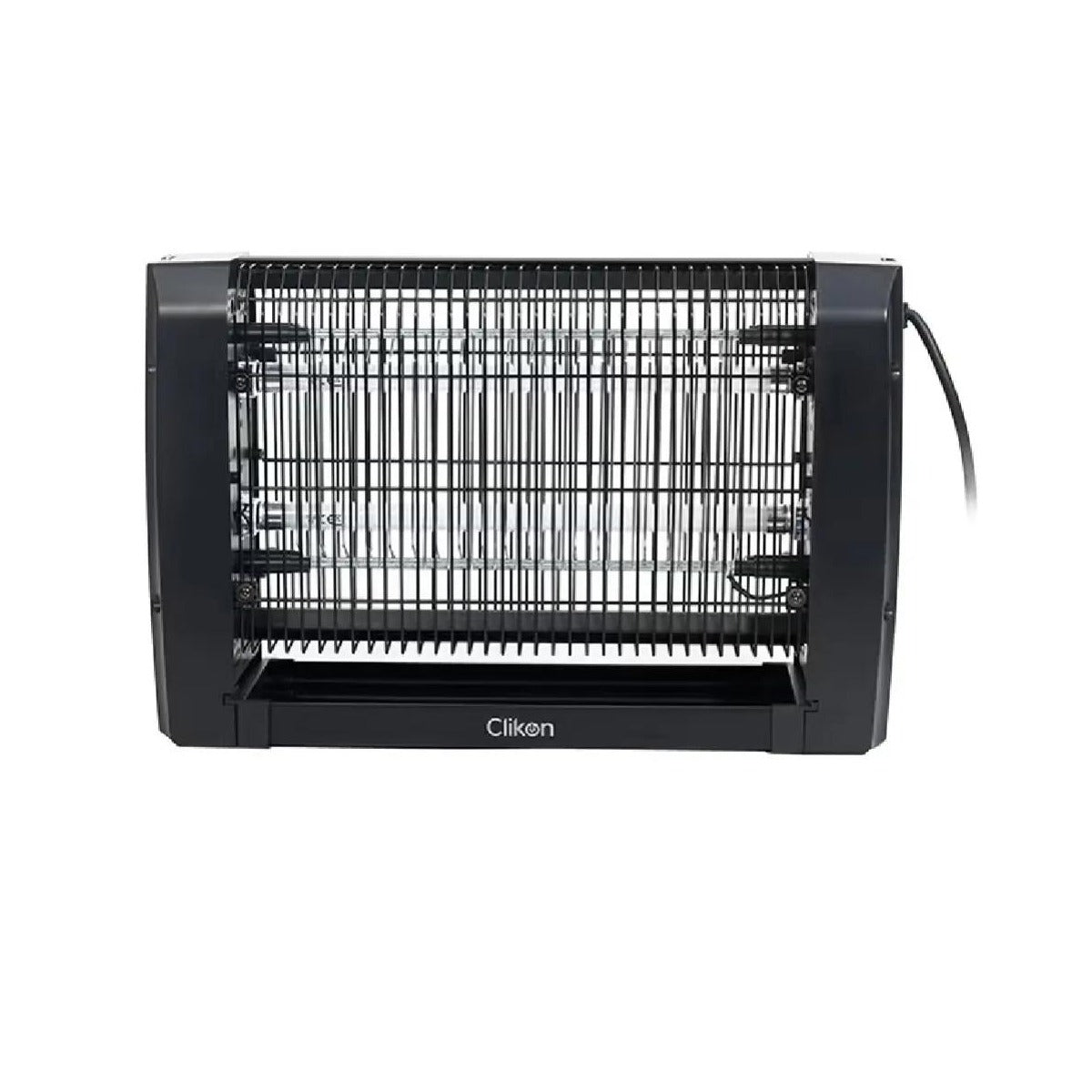 A Clikon 9W insect killer with a protective grill and UV light, designed for indoor pest control