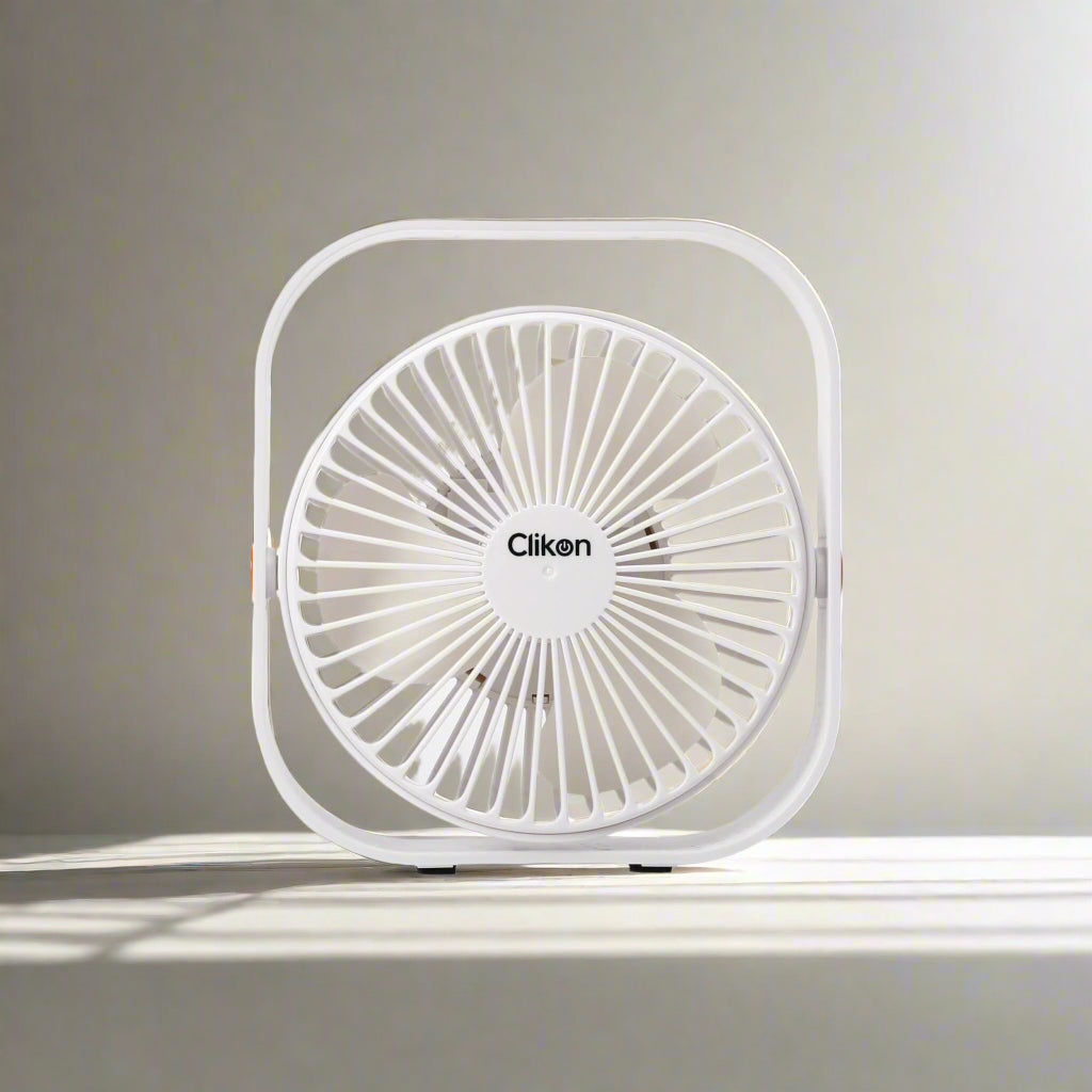 Clikon Stormy Wind 6 Inch Portable Rechargeable Fan.