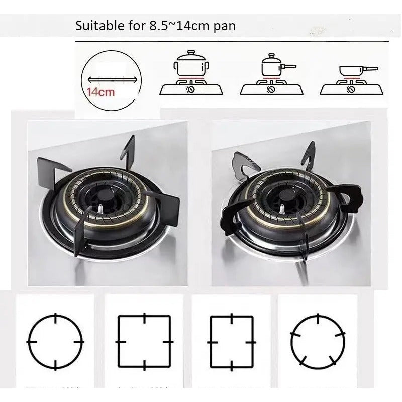 Metal support kitchen gas stove bracket