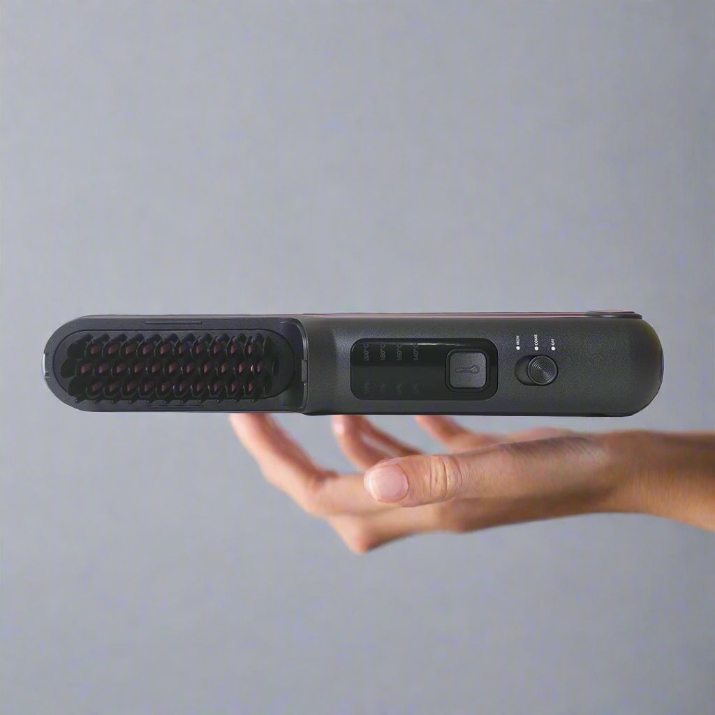 Cordless Hair Straightener Brush.