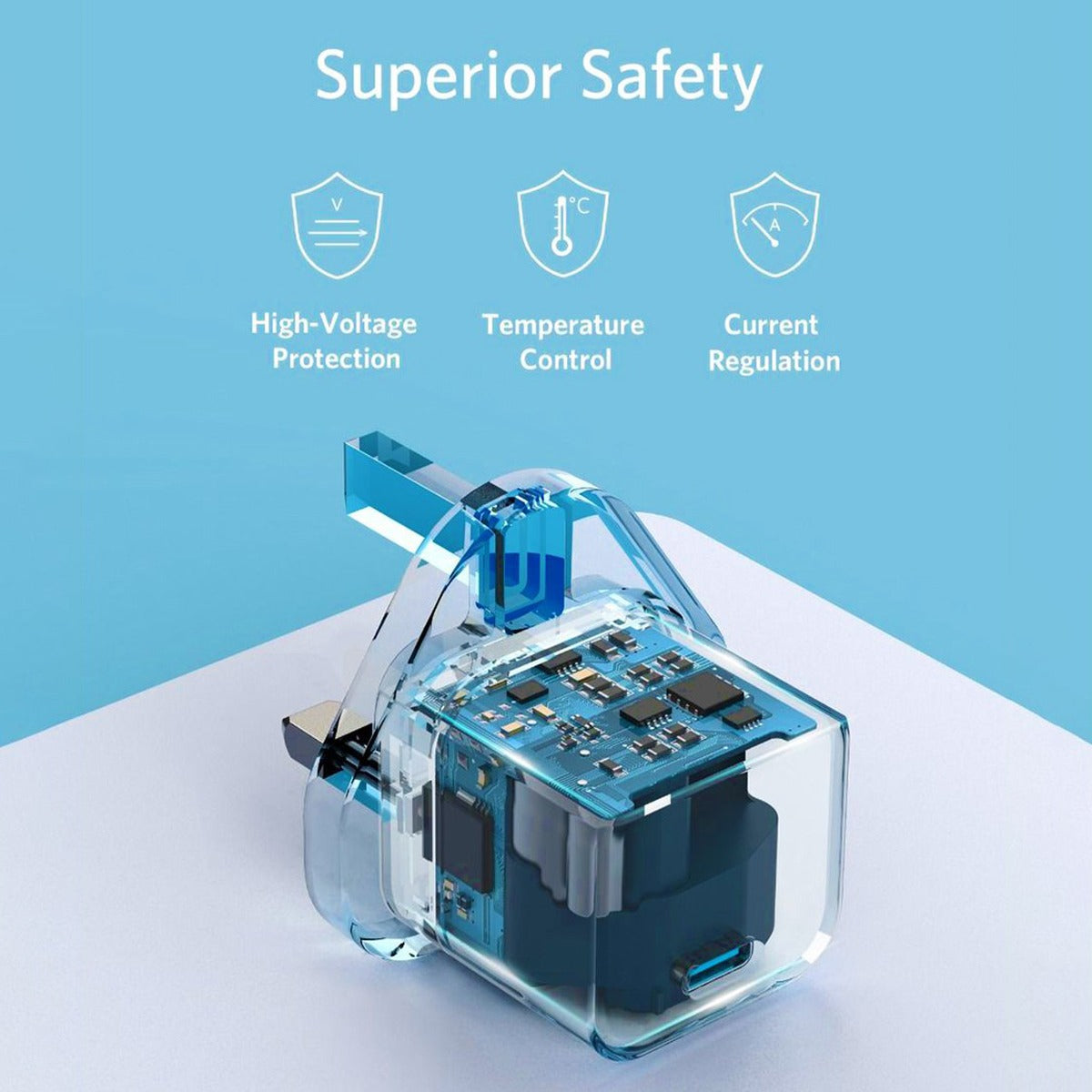 Anker PowerPort III 20W Cube USB-C Port High-Speed Mini Charger with super safety