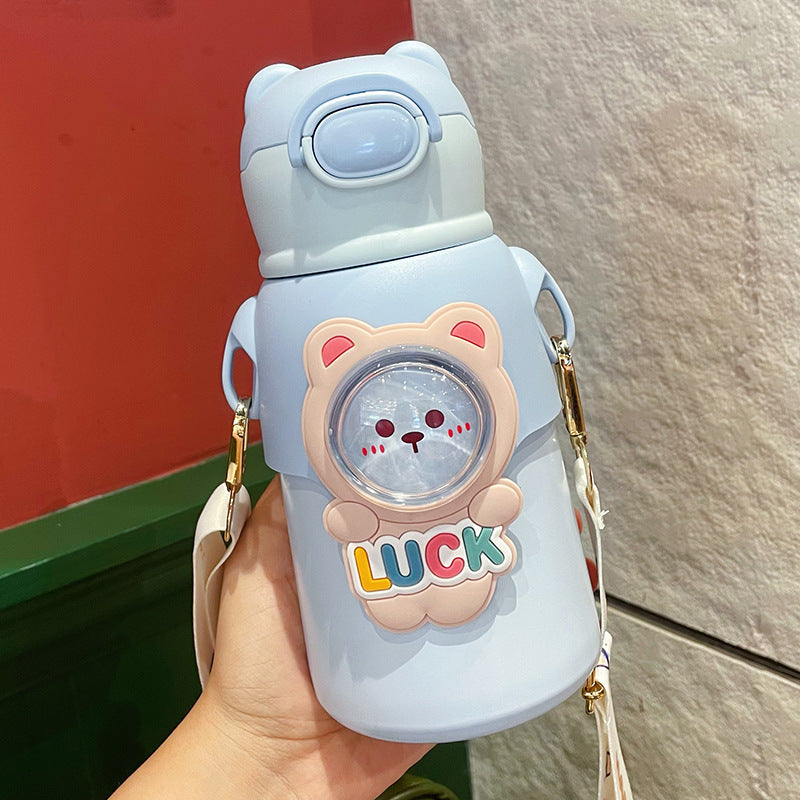 Cute Cartoon Bear Water Bottle for Kids.