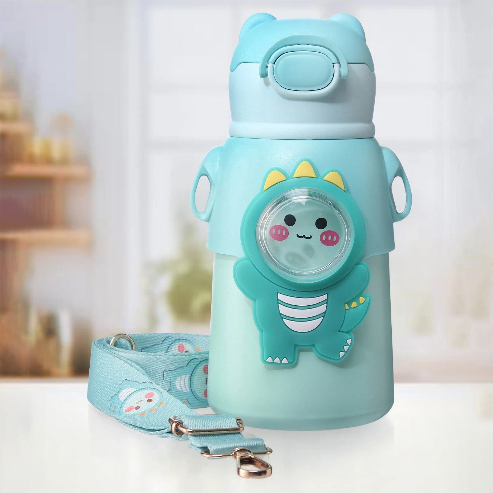 Cute Cartoon Bear Water Bottle for Kids