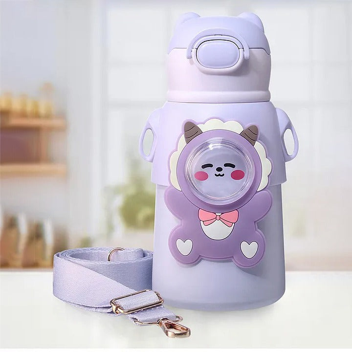 Cute Cartoon Bear Water Bottle for Kids