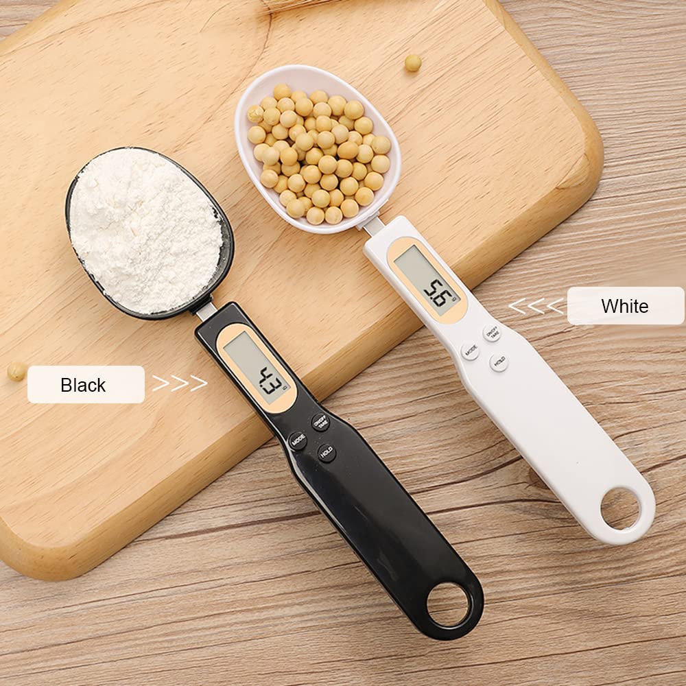 Digital Spoon Scale with some cereals.