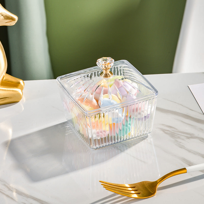 Bowl of Divided Serving Dishes with Tray with Candies.