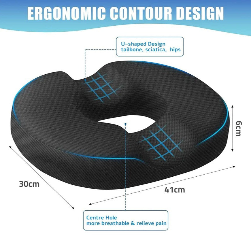 Donut Pillow Seat Cushion with its size