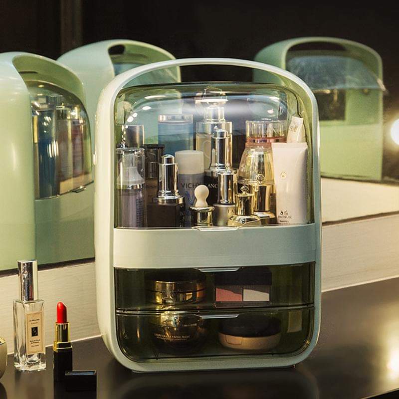Green Transparent Desktop Dressing Box