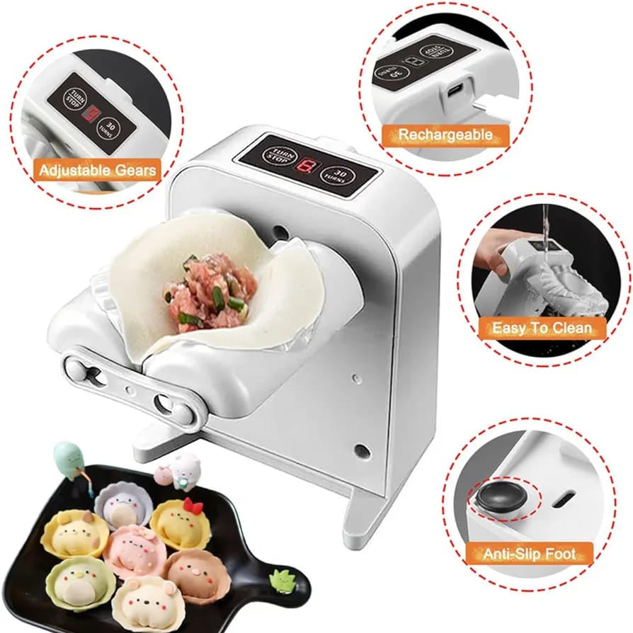 USB Rechargeable Electric Dumpling Machine with some functionality