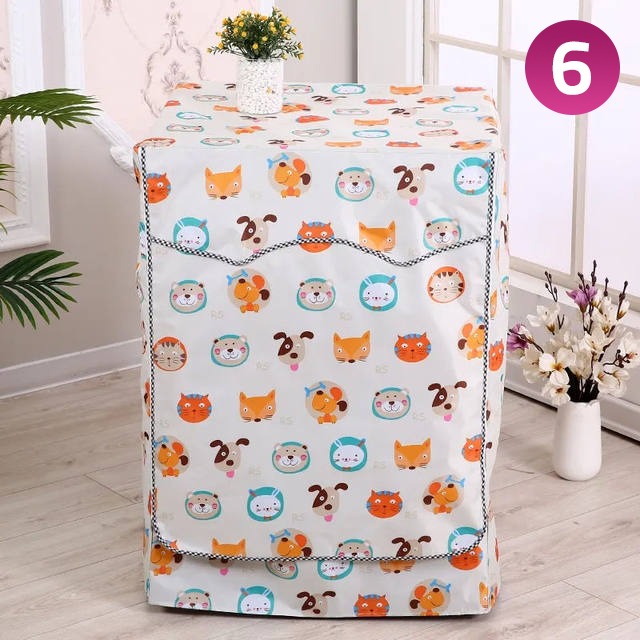 Dust Proof Fully Automatic Front Door Washing Machine Protective Cover