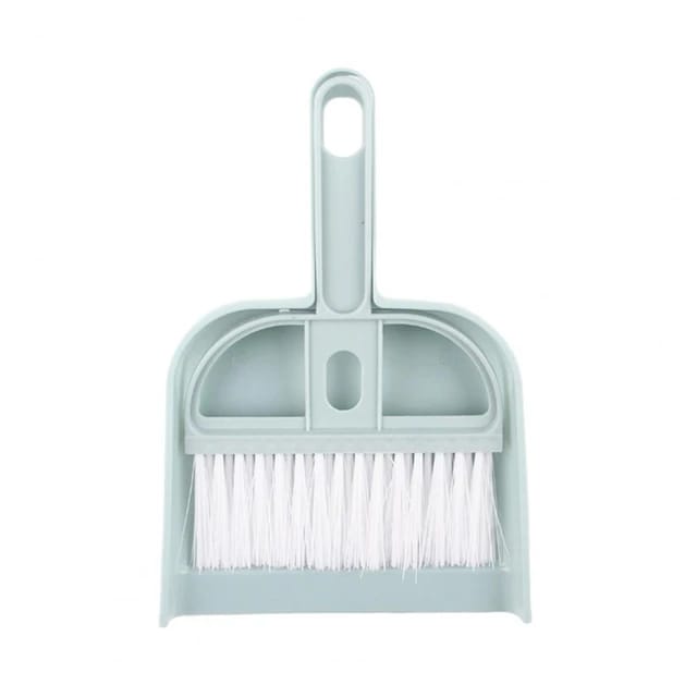 Blue Mini Dustpan Broom Set.