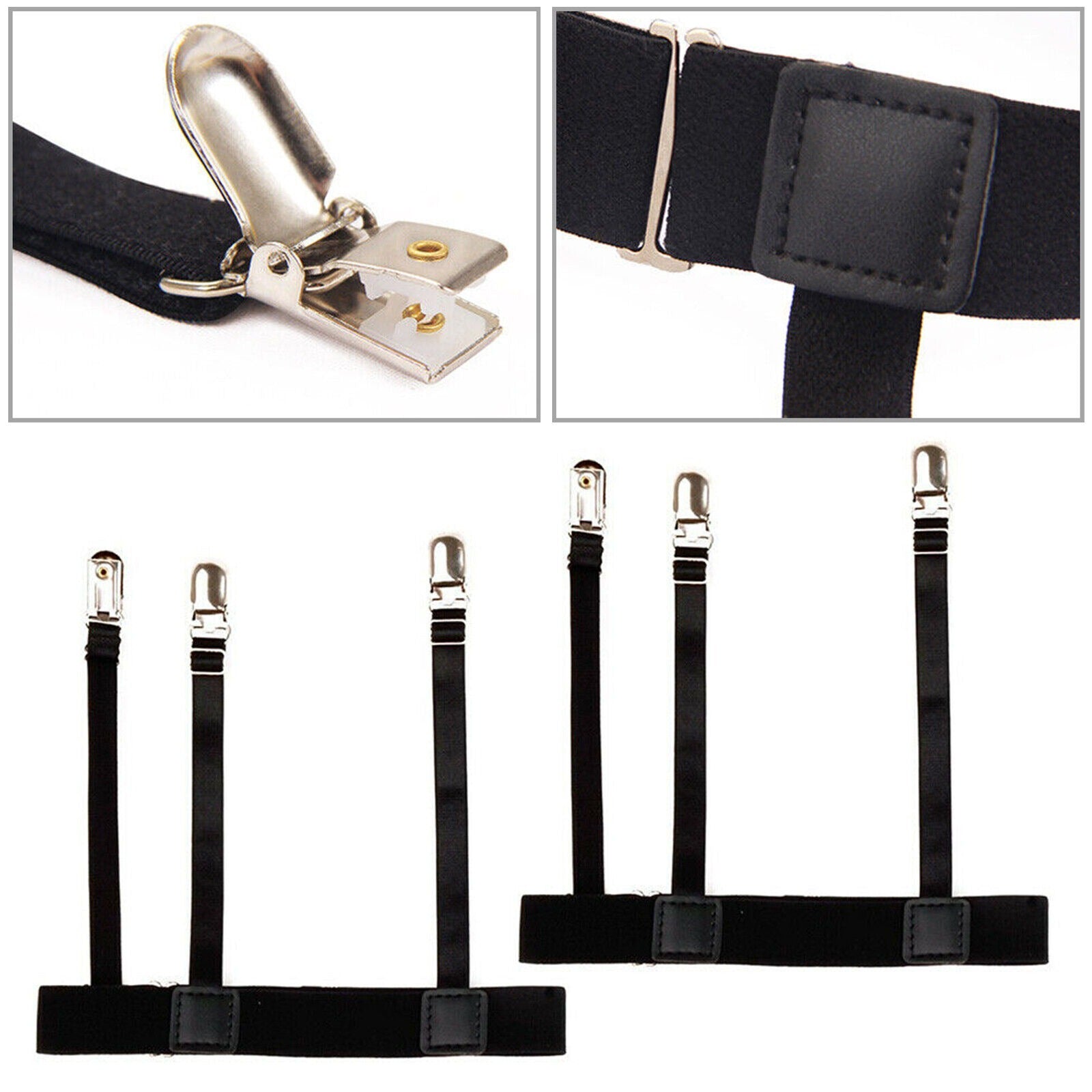 details of Elastic Shirt Stay Garters