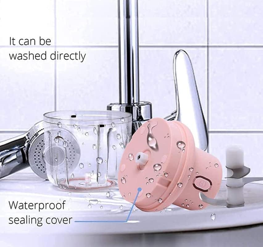 Waterproof Property Of Electric Garlic Chopper.