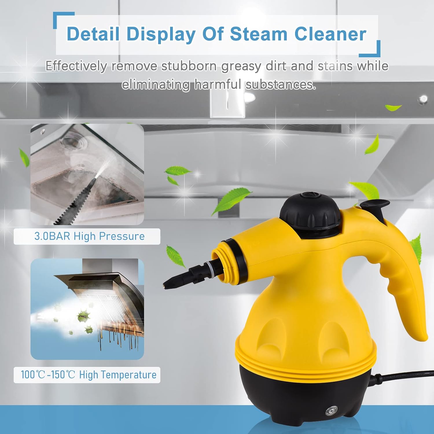 Detail Display Of Electric Steam Cleaner.