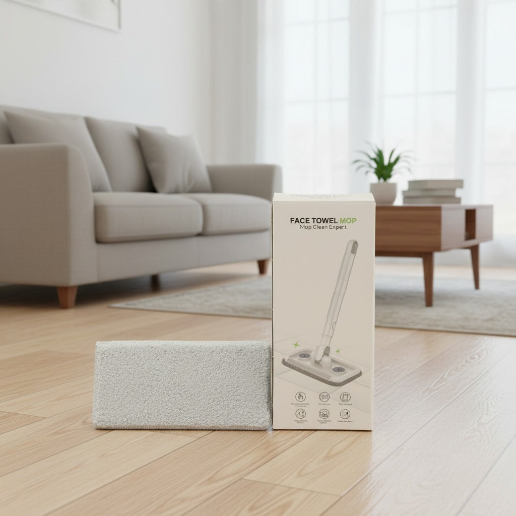 Face Towel Mop and its pack.