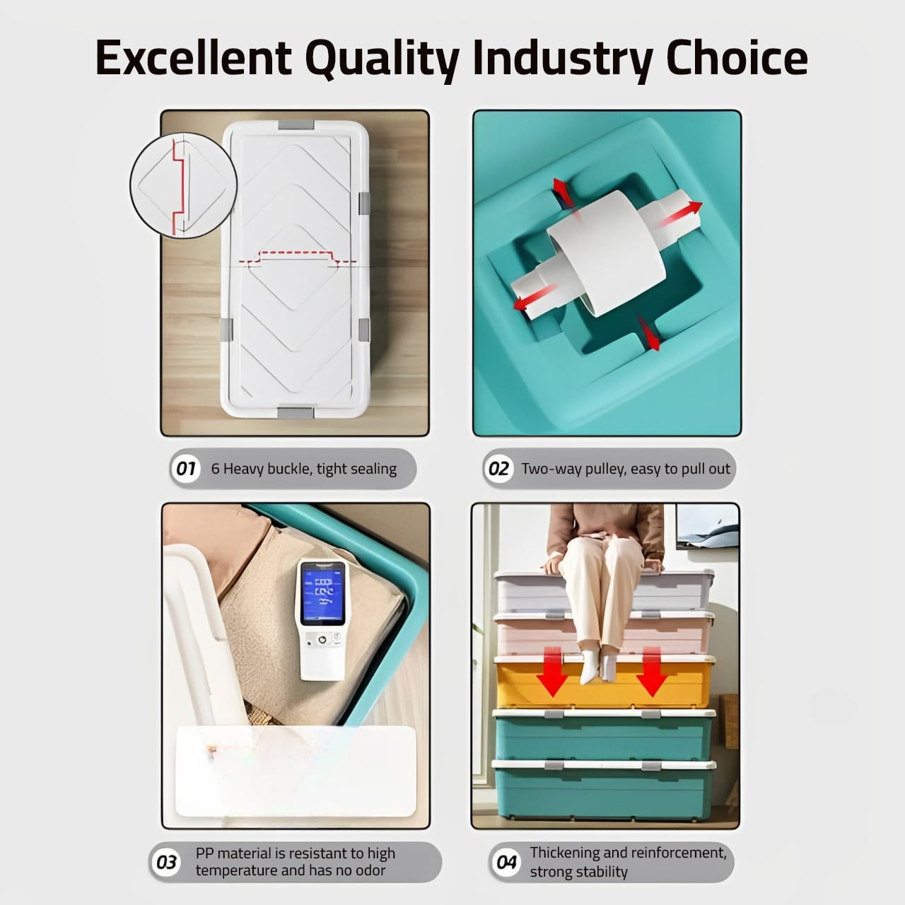 Features Of Underbed Storage Box Containers.