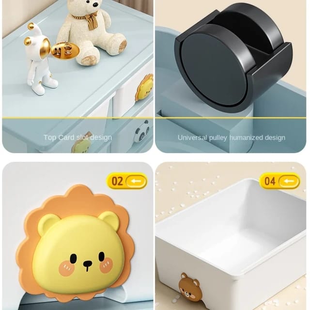 Features Of Multi-layer Drawer Type Storage Cabinet Box.