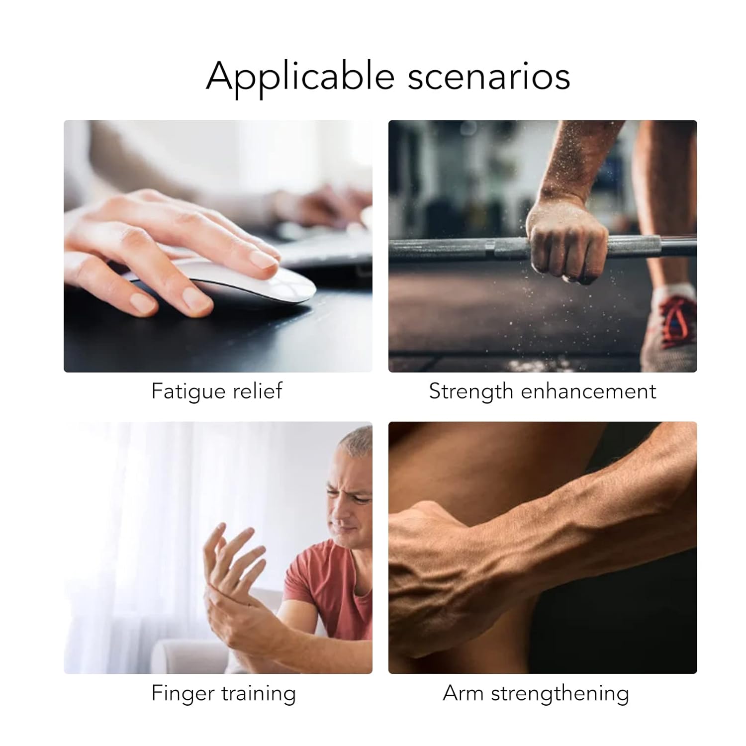 Applicable Scenarios Of Finger Grip Strength Trainer.