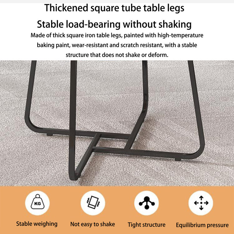 Footrest Of Modern Coffee Table Set.