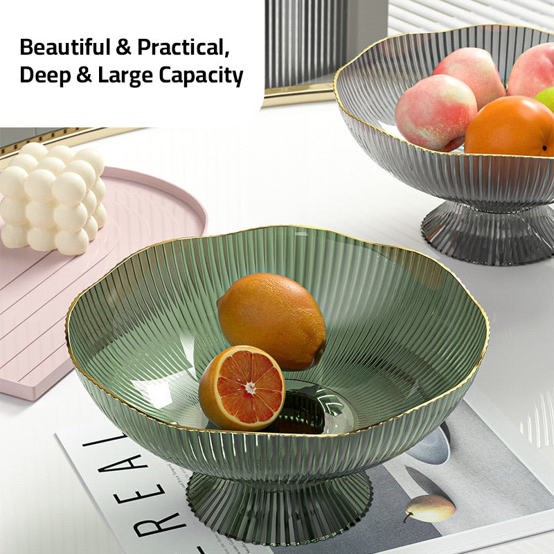 Fruit Bowl Trays are Filled with Fruits and Placed at Table.