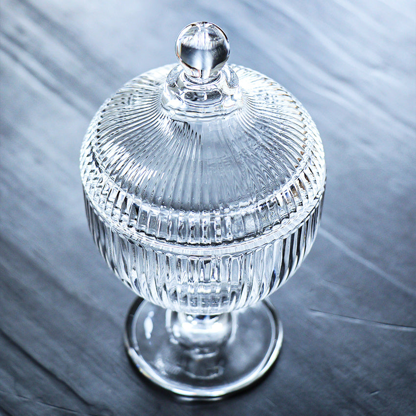 Glass Candy Jar with Lid.
