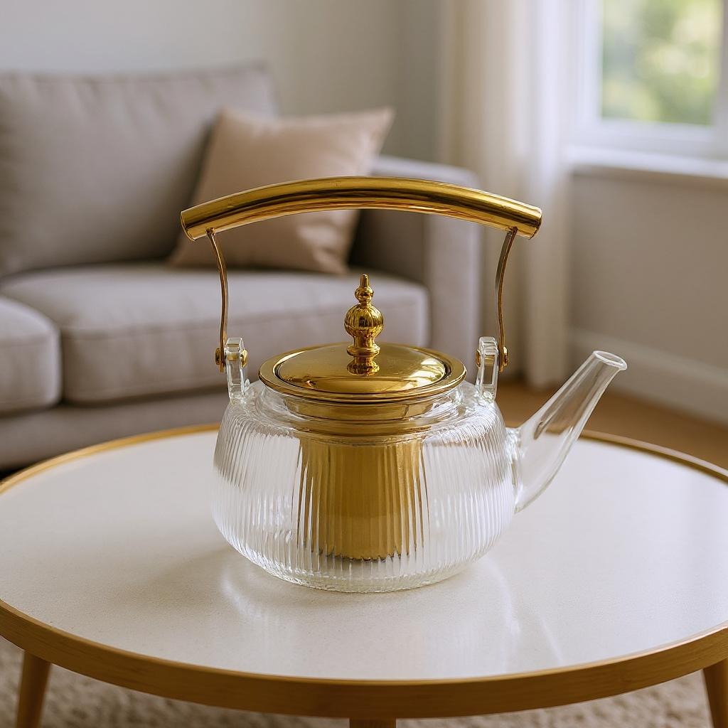 Glass Coffee Tea Pot.