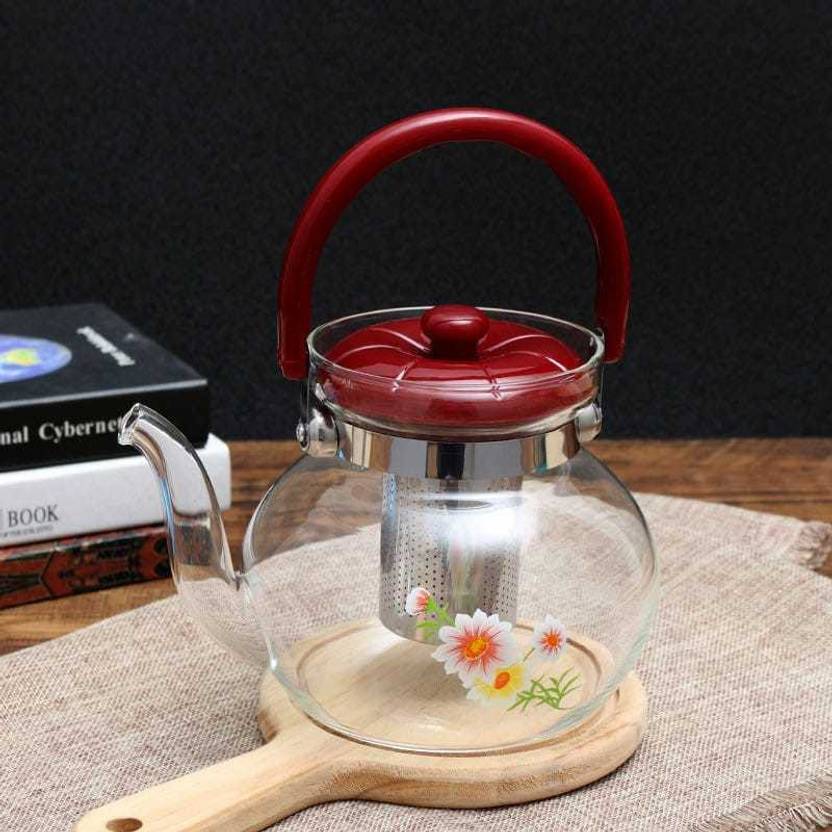 A Glass Tea Jug & Coffee Pot.