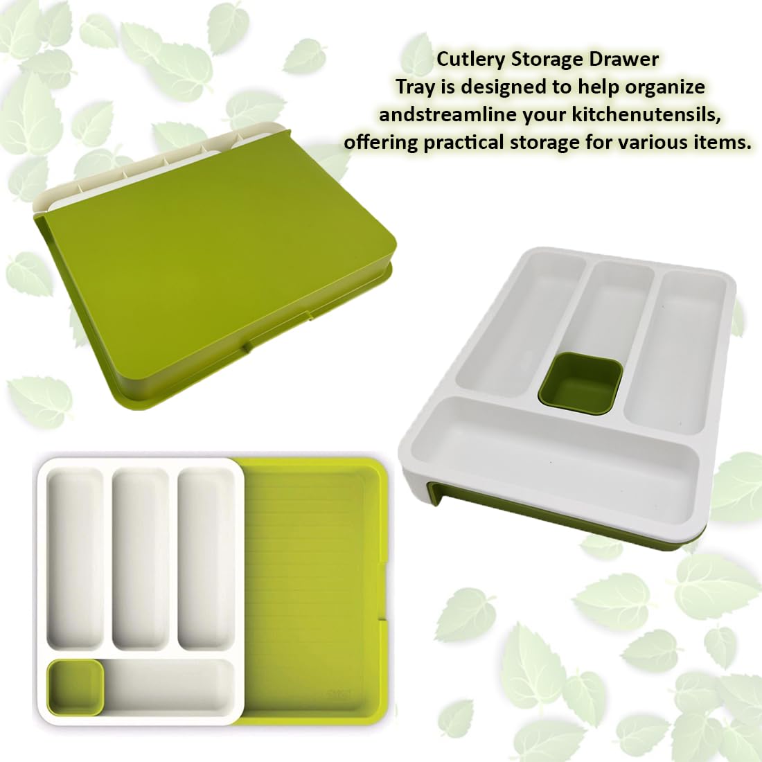 Expandable Cutlery Tray.