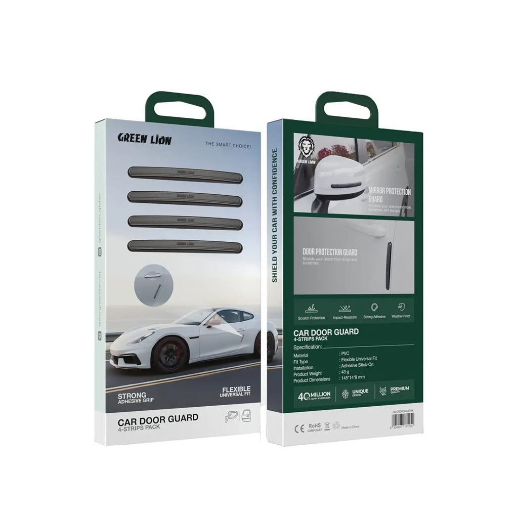 Pack of Green Lion Car Door Guard.