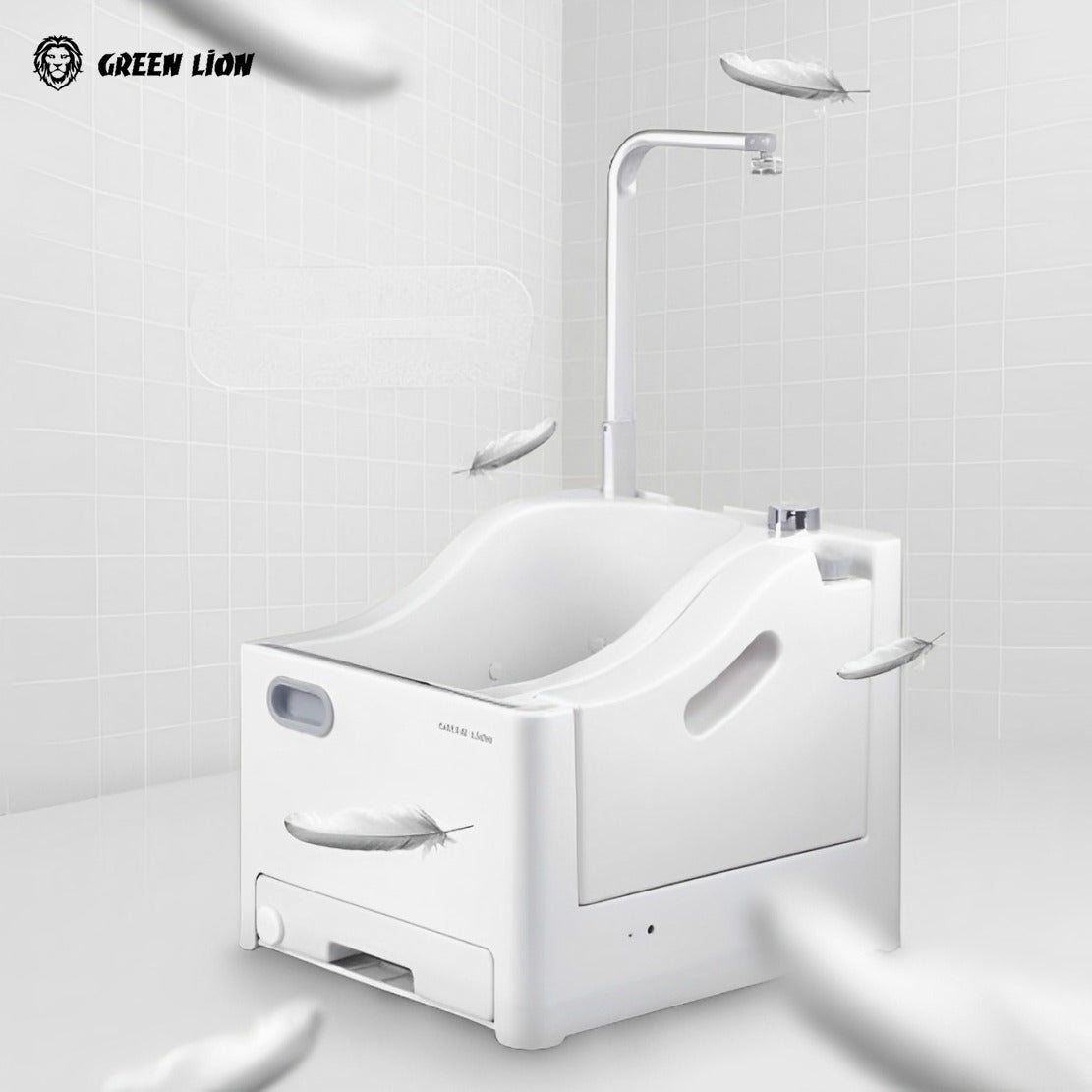 A Green Lion GWM-10 Portable Wudu Machine.