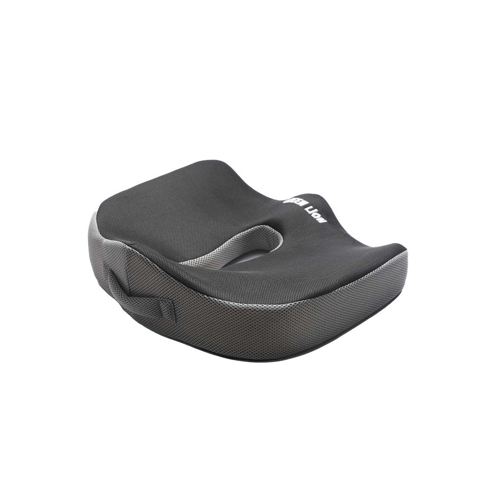 An Green Lion Orthopedic Seat Cushion.