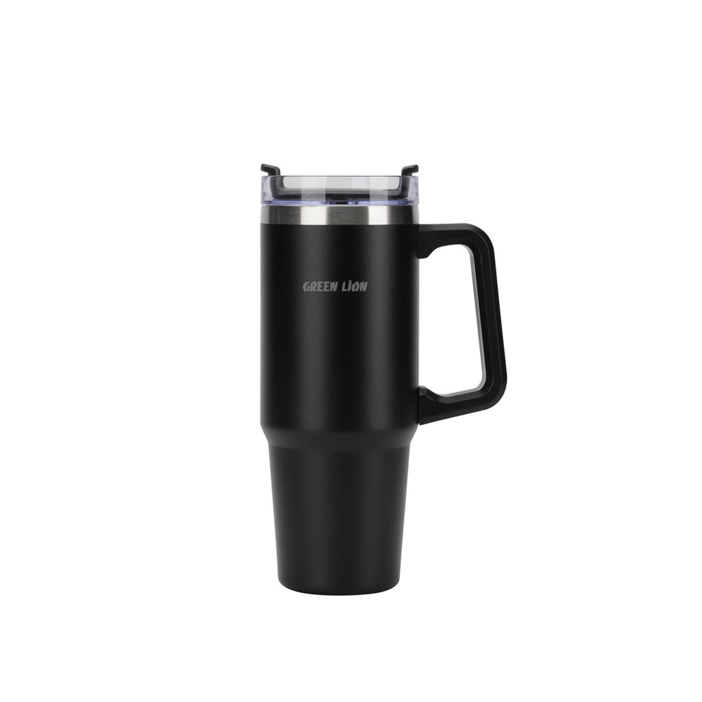 Green Lion Vacuum Travel Mug.