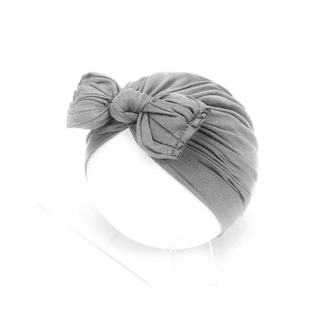 Grey Soft Baby Headband.