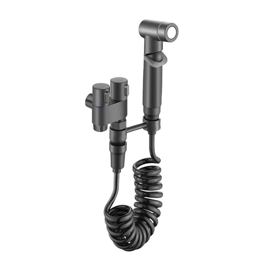Handheld Bidet Sprayer for Toilet in Grey Color.