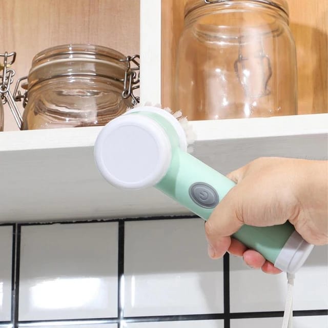 Handheld Electric Cleaning Brush Scrubber Tool