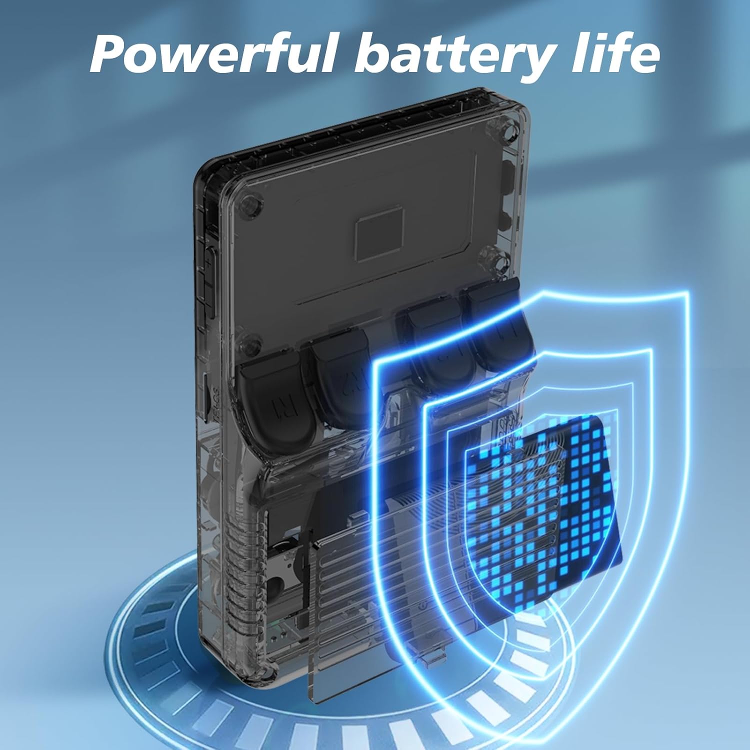 Parts Details Of Handheld Game Console.