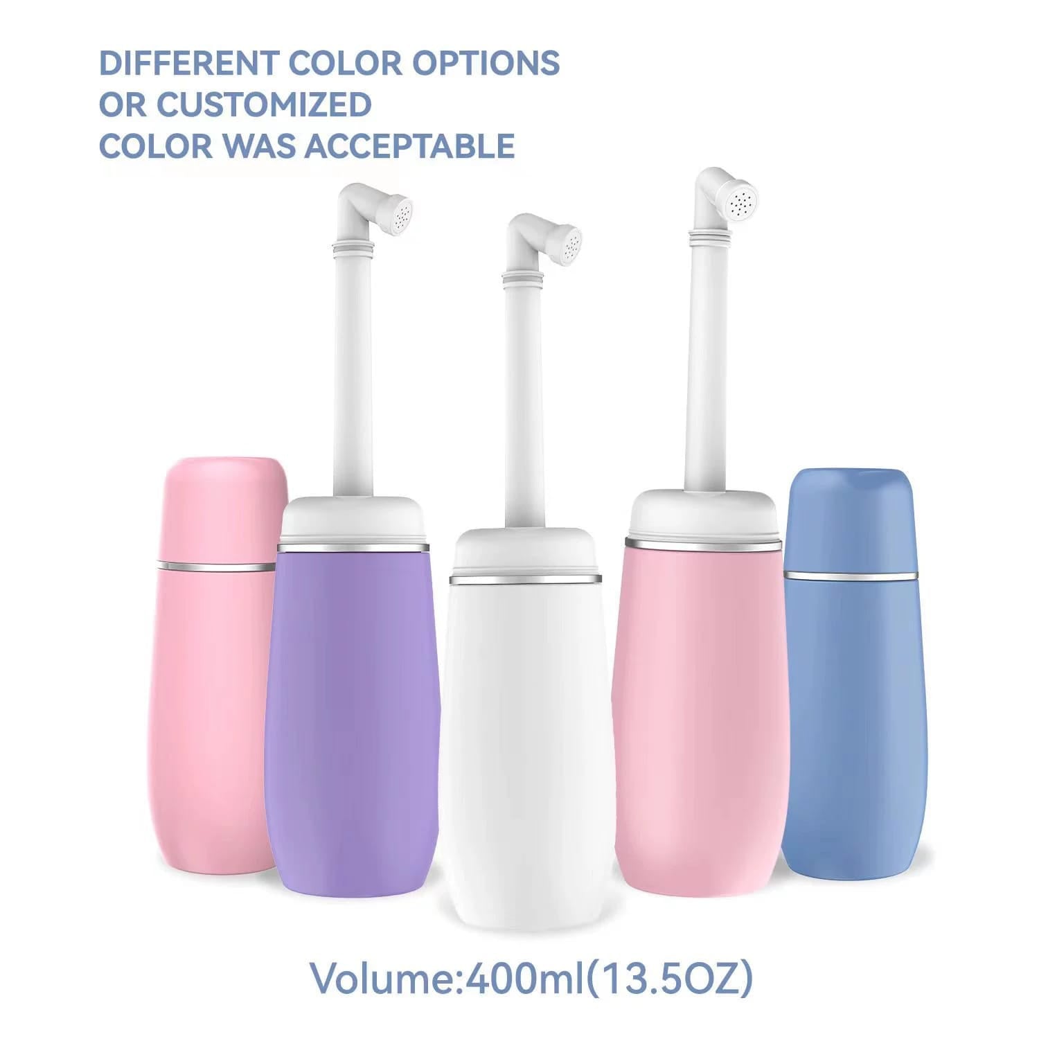 Portable Travel Bidet Bottle available in different colors