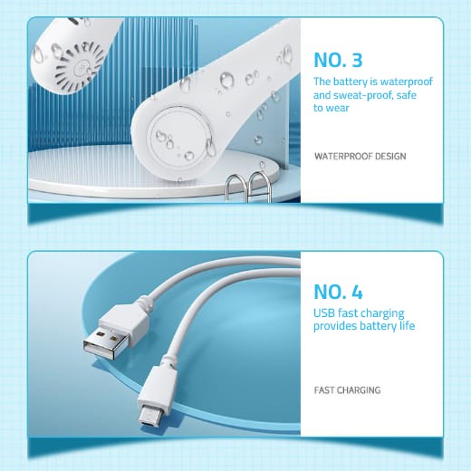 Features Of Hanging Neck Fan.