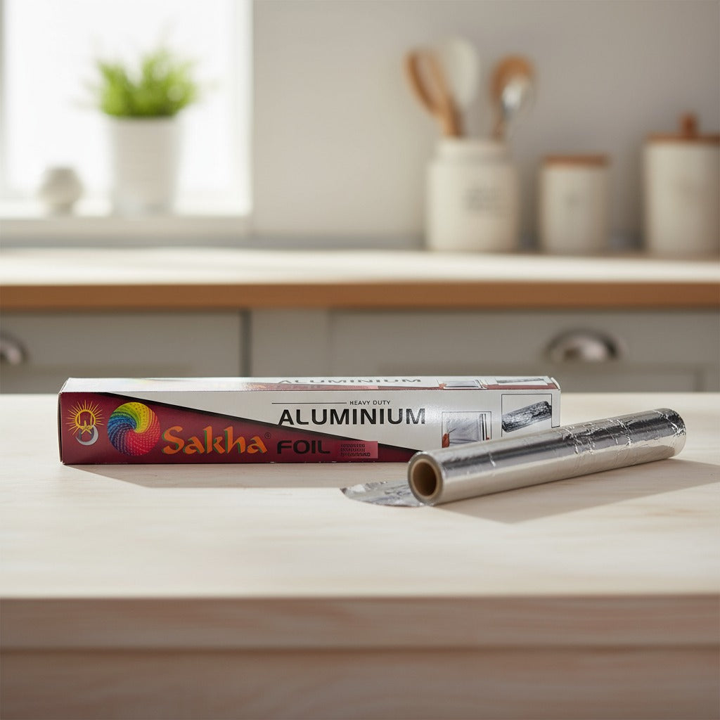 A Heavy Duty Aluminium Foil with its Pack