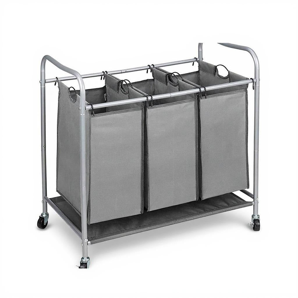 A Heavy Duty Laundry Sorter Cart.