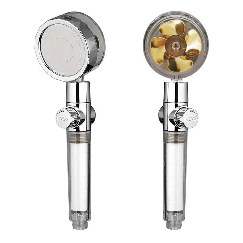 360° Rotating Pressure Adjustable Shower Head with Water Filter