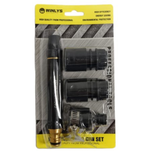 Package Of High Pressure Car Washing Water Spray Gun Set.