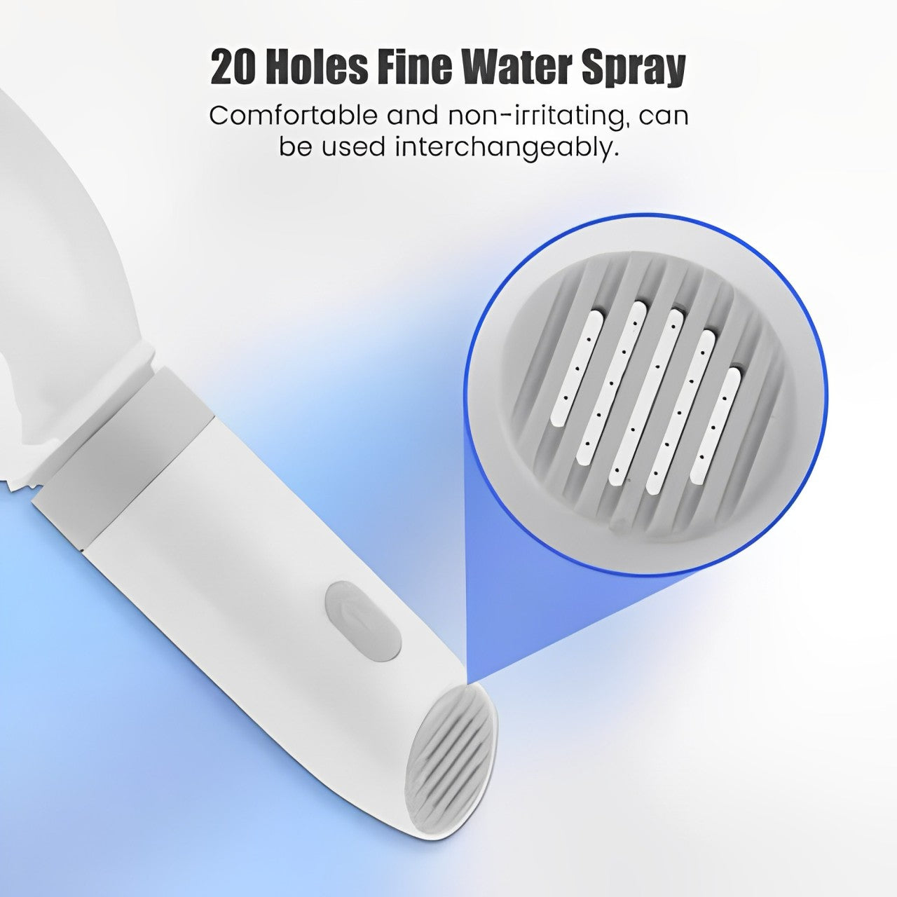 Holes Of Portable Electric Flushing Device.