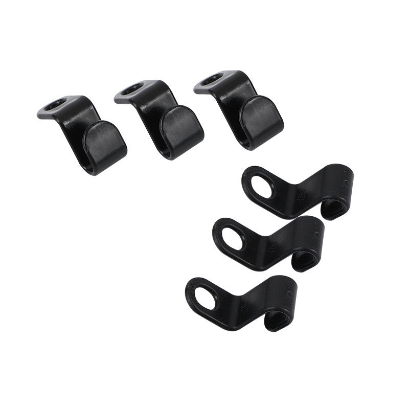 Clothes Hanger Connector Clips in black color