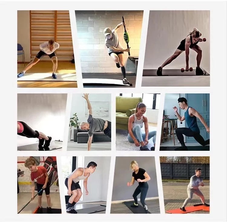 Unisex Exercise Sliding Mat with various use cases