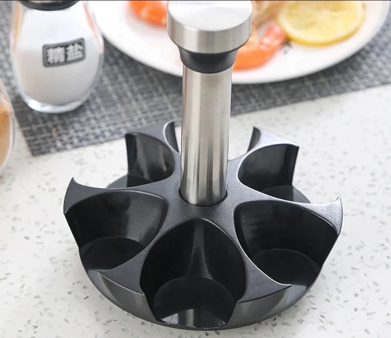 Spice Jar Organizer Set, Pepper Shaker Seasoning Kitchen Bottle Holder - Stand