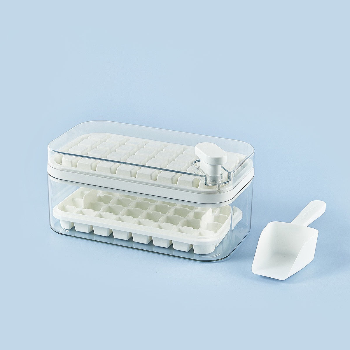 One-Press Transparent Ice Making Mold