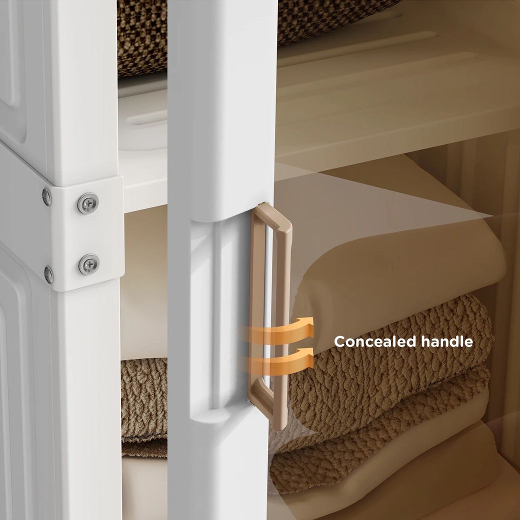 Portable Clothes Wardrobe Storage Organizer handle